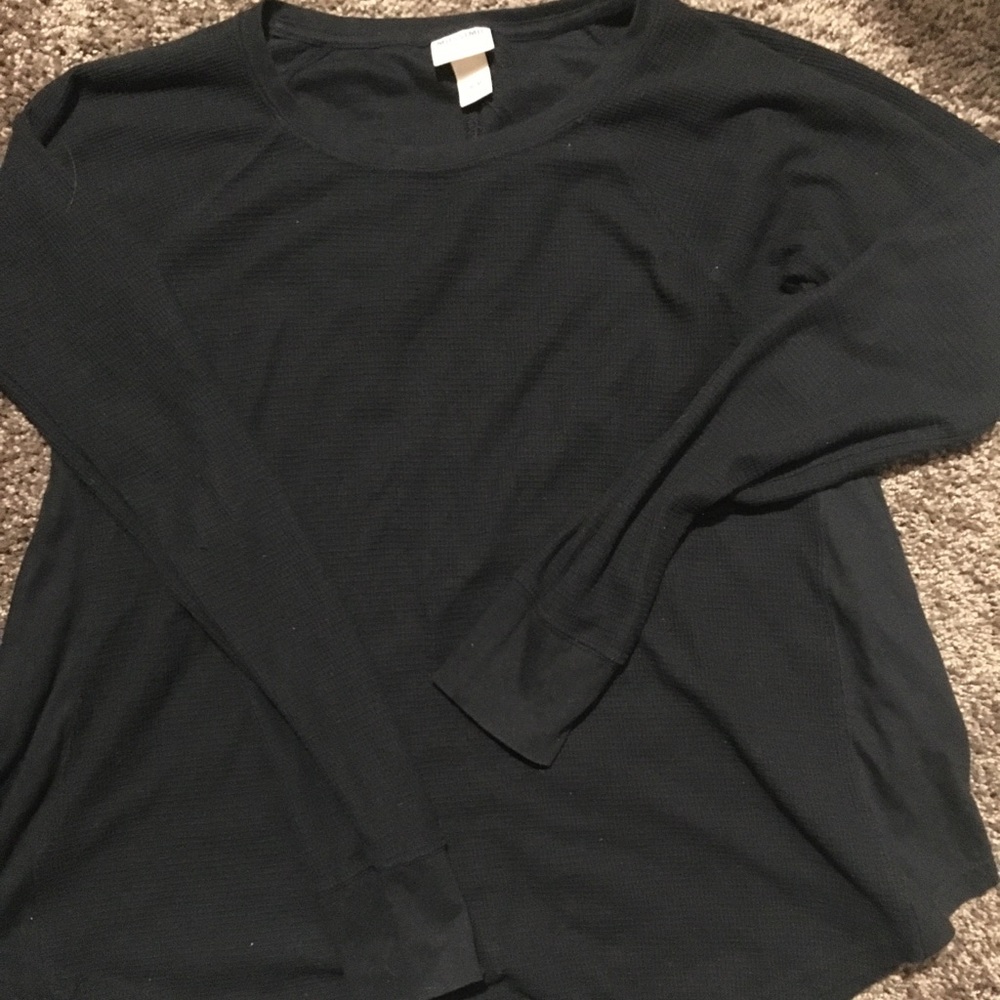 Thermal loose long sleeve